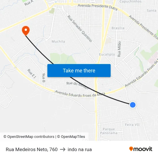 Rua Medeiros Neto, 760 to indo na rua map