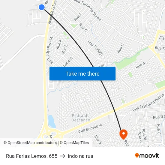 Rua Farias Lemos, 655 to indo na rua map