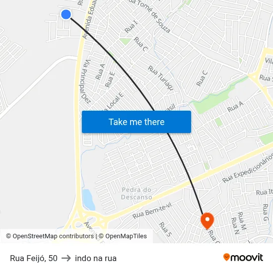 Rua Feijó, 50 to indo na rua map