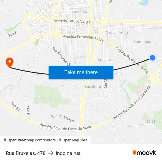 Rua Bruxelas, 478 to indo na rua map
