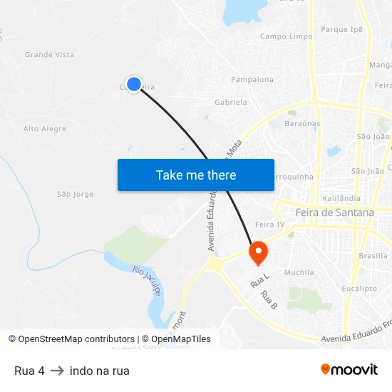 Rua 4 to indo na rua map