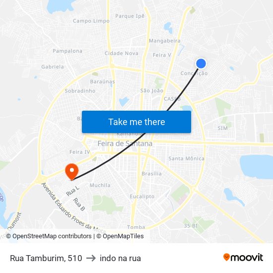 Rua Tamburim, 510 to indo na rua map