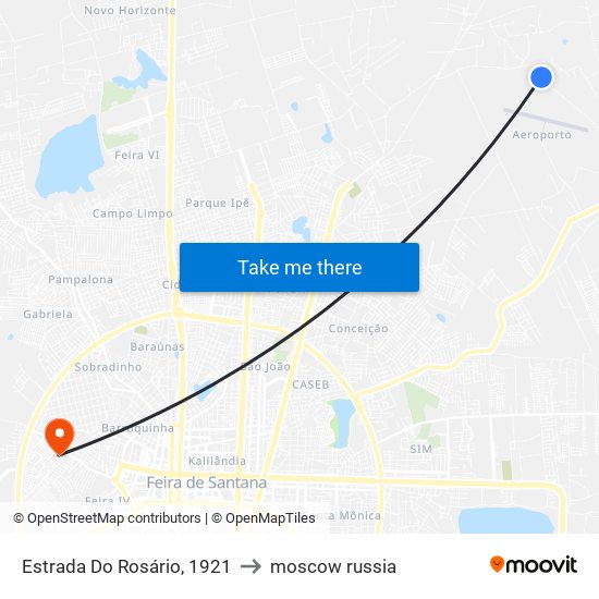 Estrada Do Rosário, 1921 to moscow russia map