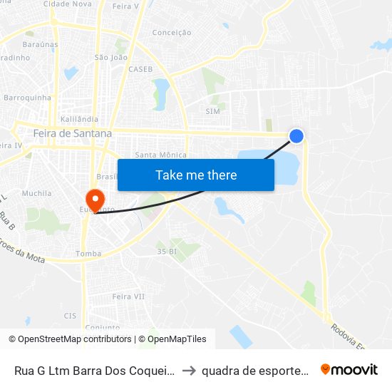 Rua G Ltm Barra Dos Coqueiros, 40 to quadra de esportes uefs map