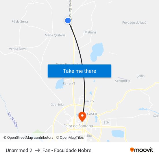 Unammed 2 to Fan - Faculdade Nobre map