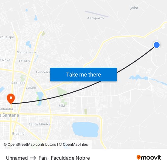 Unnamed to Fan - Faculdade Nobre map