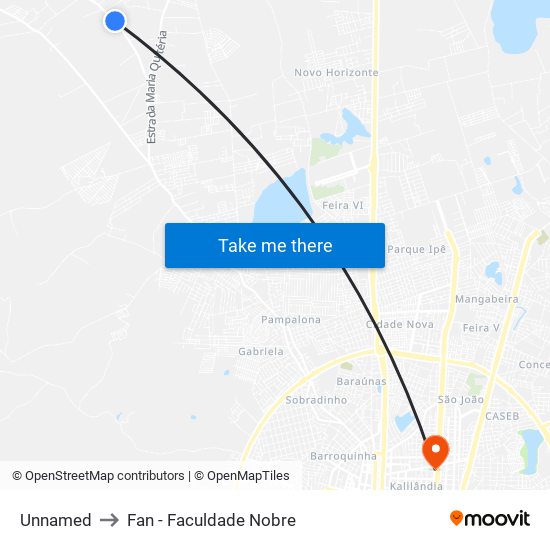 Unnamed to Fan - Faculdade Nobre map