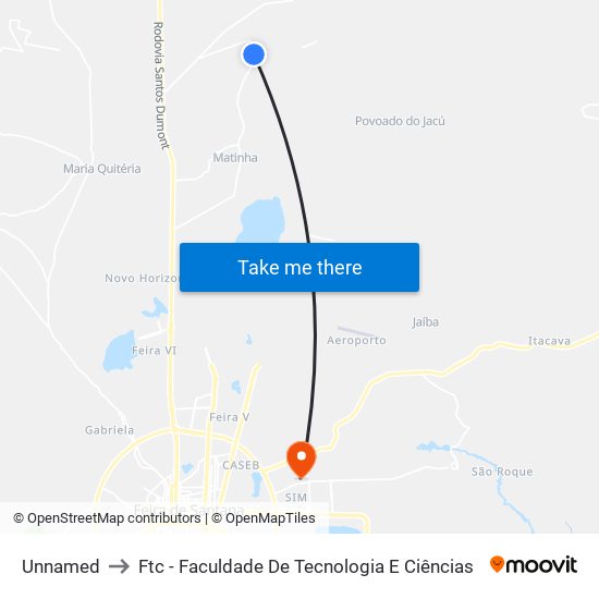 Unnamed to Ftc - Faculdade De Tecnologia E Ciências map