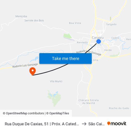 Rua Duque De Caxias, 51 | Próx. A Catedral to São Caita map