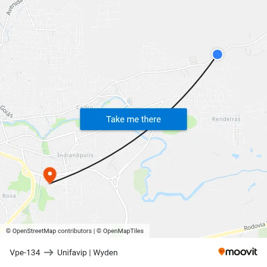 Vpe-134 to Unifavip | Wyden map