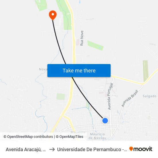 Av. Amazonas, 698 | Próx A Aabb to Universidade De Pernambuco - UPE map