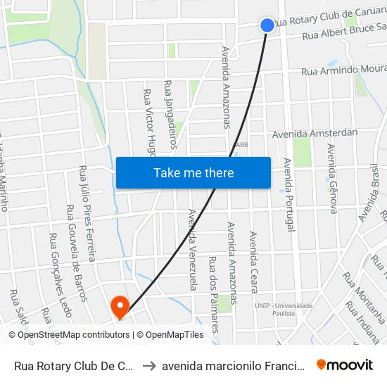 Rua Rotary Club De Caruaru, 13 | Arena Falcão to avenida marcionilo Francisco da Silva map