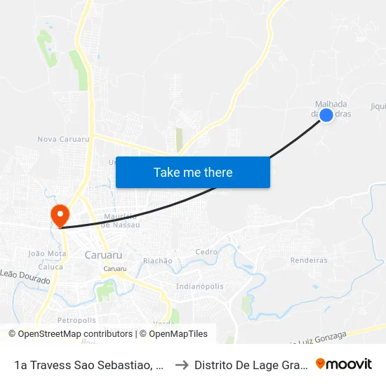 1a Travess Sao Sebastiao, 7900 to Distrito De Lage Grande map