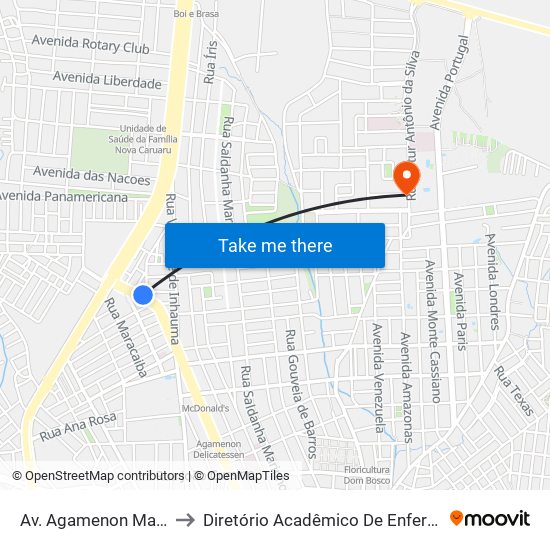 Av. Agamenon Magalhães | Stani Piscinas to Diretório Acadêmico De Enfermagem Irmã Ruth - Faculdade ASCES map