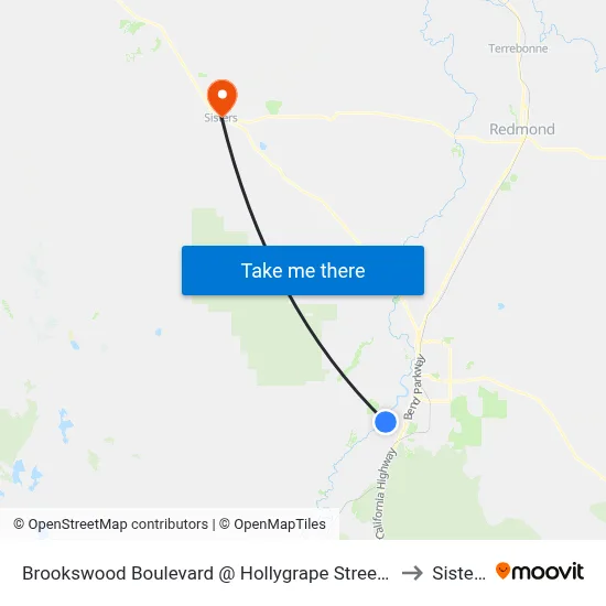 Brookswood Boulevard @ Hollygrape Street (S) to Sisters map