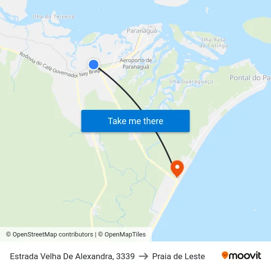 Estrada Velha De Alexandra, 3339 to Praia de Leste map