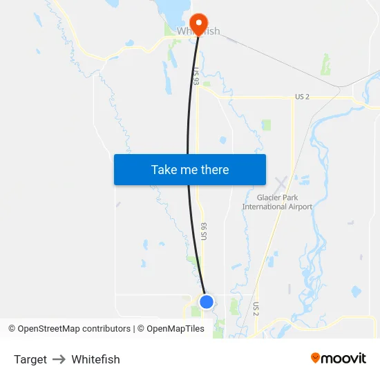 Target to Whitefish map