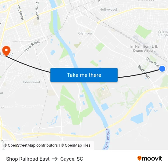 Shop Railroad East to Cayce, SC map