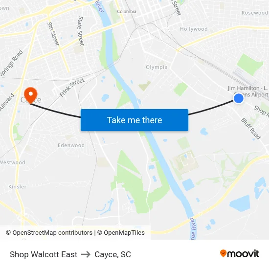 Shop Walcott East to Cayce, SC map