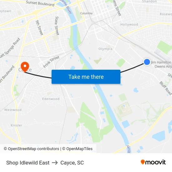 Shop Idlewild East to Cayce, SC map