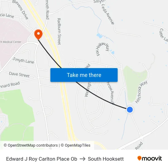 Edward J Roy  Carlton Place Ob to South Hooksett map