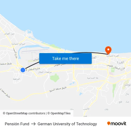 Pension Fund to German University of Technology map