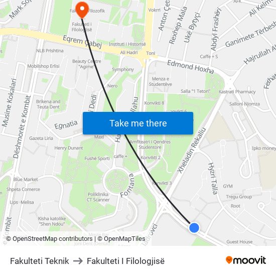 Fakulteti Teknik to Fakulteti I Filologjisë map