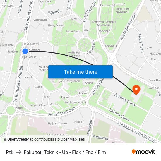 Ptk to Fakulteti Teknik - Up - Fiek / Fna / Fim map