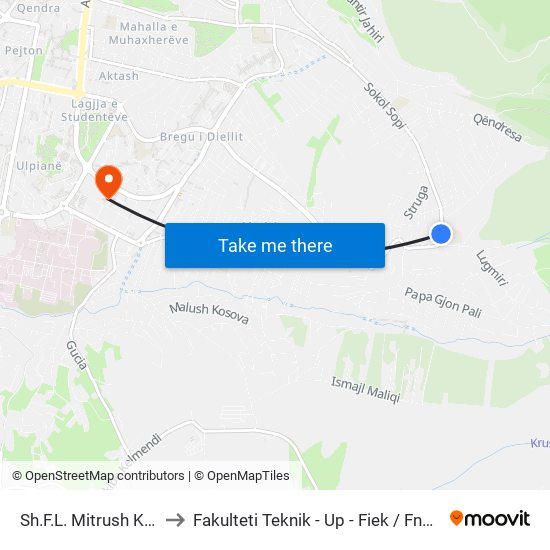 Sh.F.L. Mitrush Kuteli to Fakulteti Teknik - Up - Fiek / Fna / Fim map