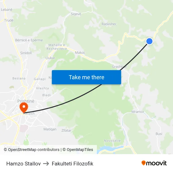 Hamzo Stallov to Fakulteti Filozofik map