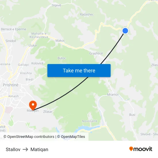 Stallov to Matiqan map