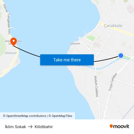İklim Sokak to Kilidibahir map