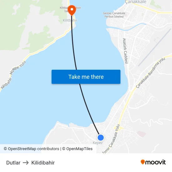 Dutlar to Kilidibahir map