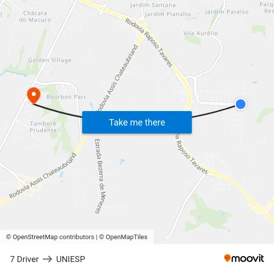 7 Driver to UNIESP map
