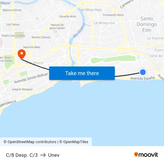 C/8 Desp. C/3 to Unev map