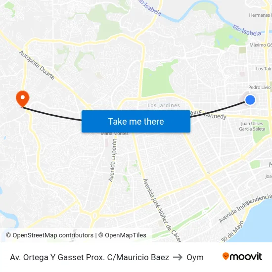 Av. Ortega Y Gasset Prox. C/Mauricio Baez to Oym map