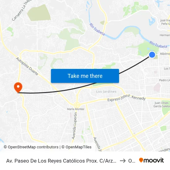 Av. Paseo De Los Reyes Católicos Prox. C/Arzobispo Romero to Oym map