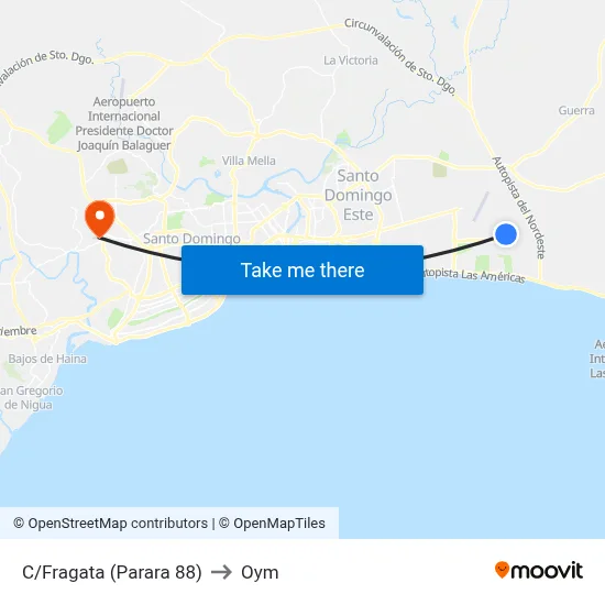 C/Fragata (Parara 88) to Oym map