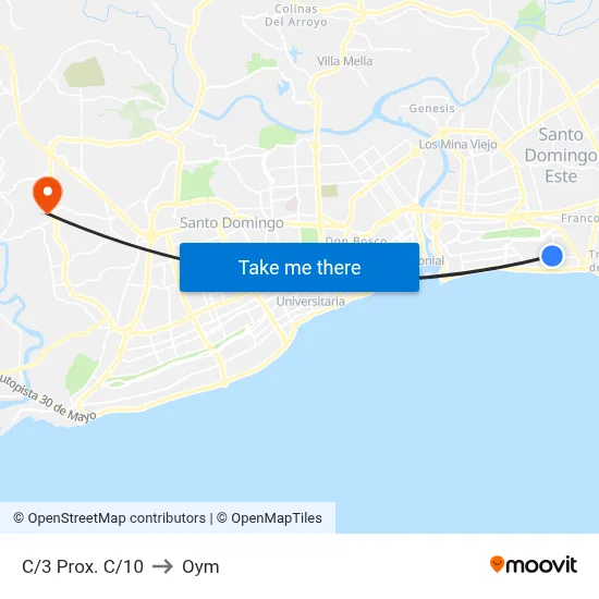 C/3 Prox. C/10 to Oym map