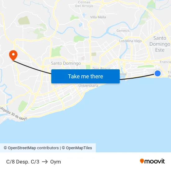 C/8 Desp. C/3 to Oym map
