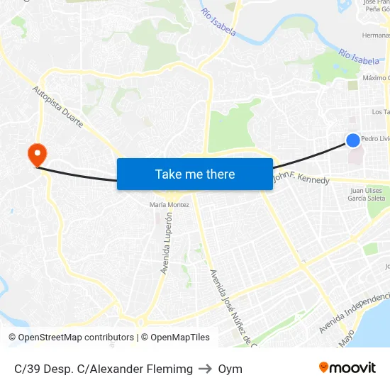 C/39 Desp. C/Alexander Flemimg to Oym map