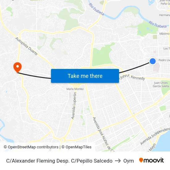 C/Alexander Fleming Desp. C/Pepillo Salcedo to Oym map