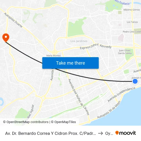 Av. Dr. Bernardo Correa Y Cidron Prox. C/Padre Pina to Oym map