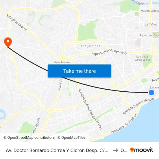Av. Doctor Bernardo Correa Y Cidrón Desp. C/Cristobal De Llerenas to Oym map