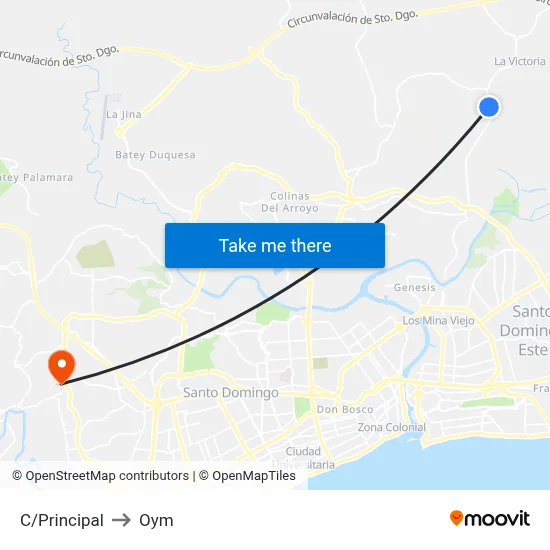 C/Principal to Oym map