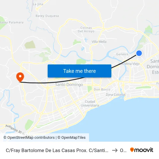 C/Fray Bartolome De Las Casas Prox. C/Santiago De La Cruz to Oym map