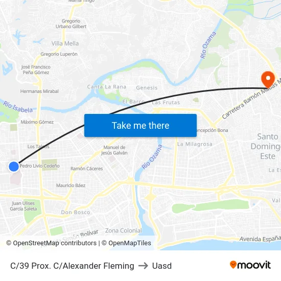 C/39 Prox. C/Alexander Fleming to Uasd map