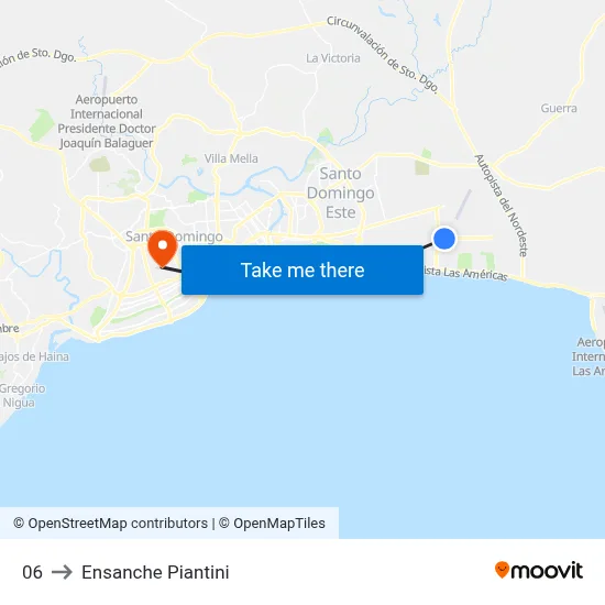 06 to Ensanche Piantini map