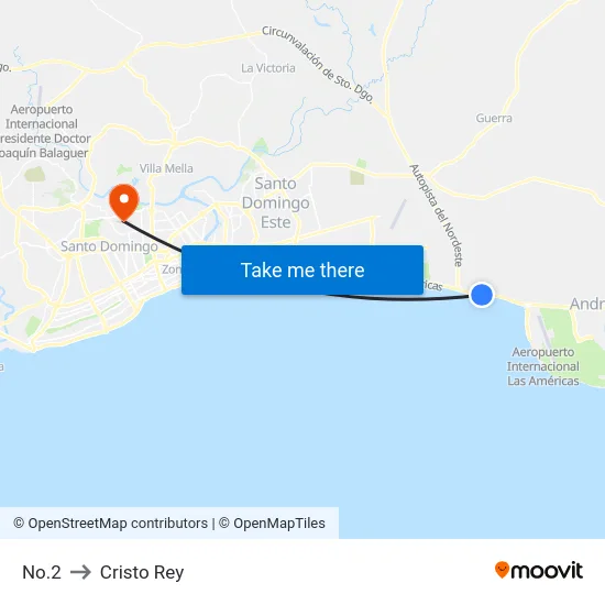 No.2 to Cristo Rey map