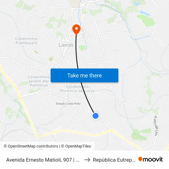 Avenida Ernesto Matioli, 907 | Dpaschoal to República Eutrepsemia map